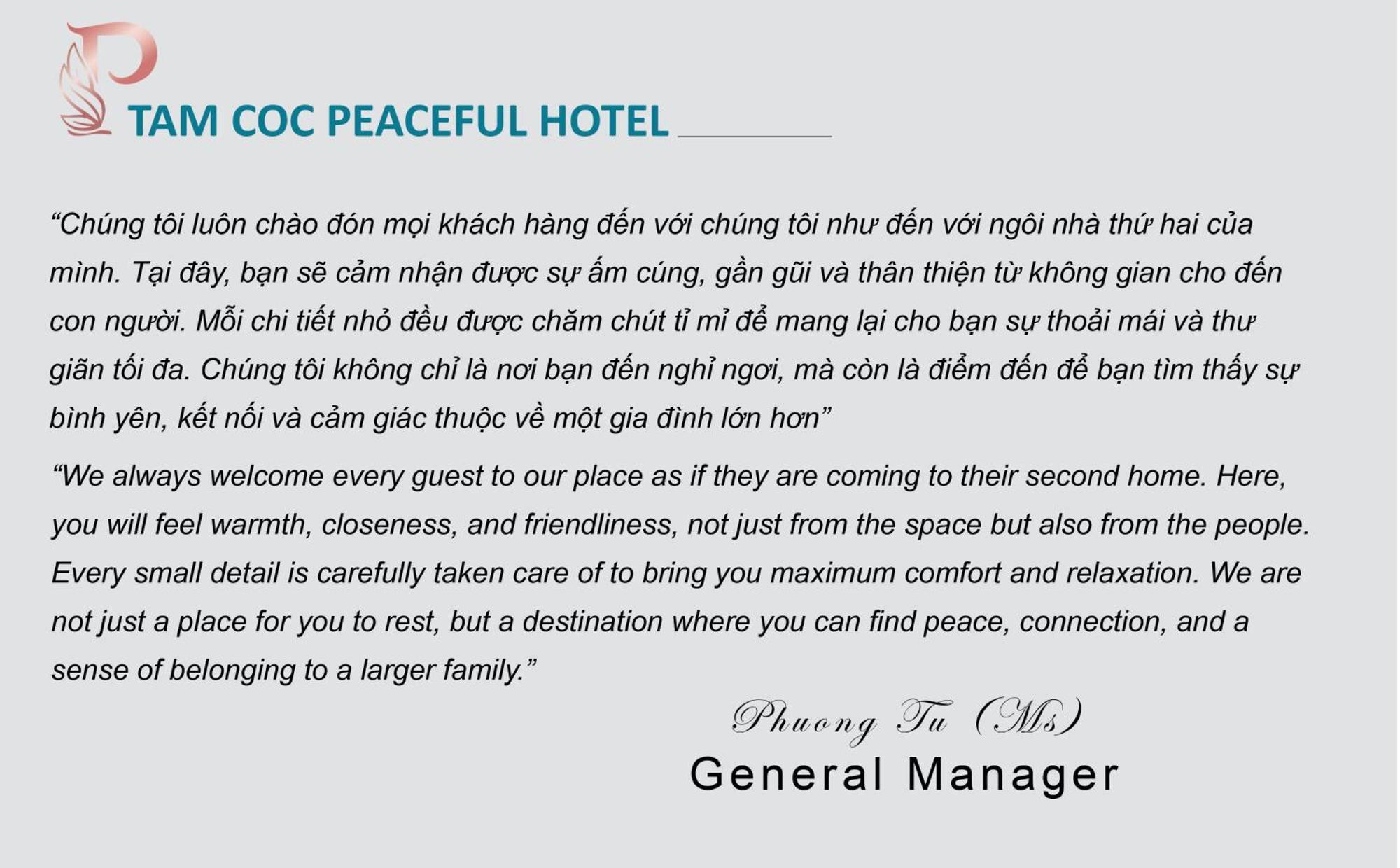 Tam Coc Peaceful Hotel Ninh Binh Exterior foto